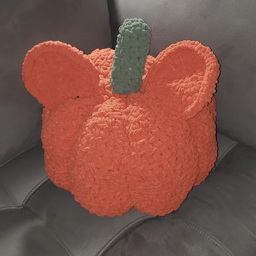 NEW- Handmade Fall Mickey Mouse Pillow - Picture 1 of 4